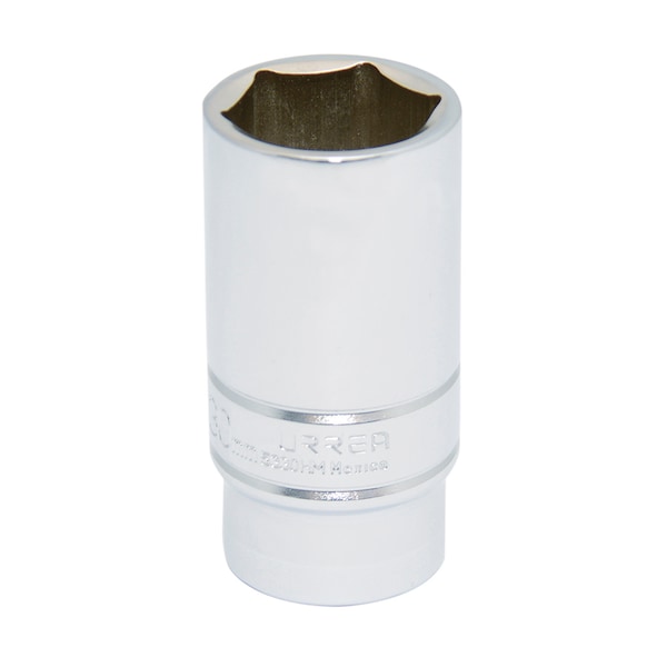 1/2" drive 6-point deep socket 30MM
